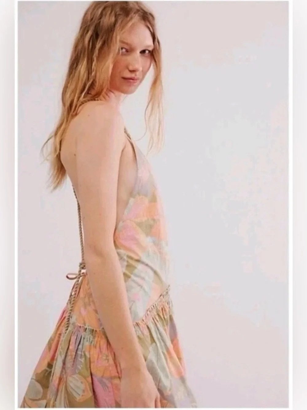 🆕 Free People Deserted Island Mini Dress Rainforest Combo XS